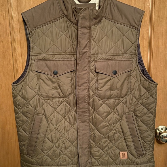 RedHead Other - Men's Quilted Green/Brown Vest